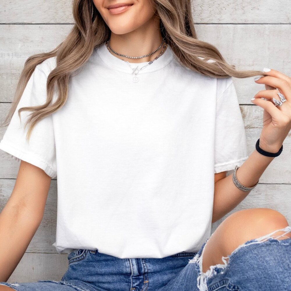 White Graphic Short Sleeve Tee - Picture 4 of 5